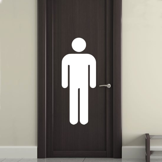 wc-sticker-toilet-groot-wit-man-deur