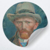 Muurcirkel zelfportret Vincent van Gogh 1887 muurdecoratie kunst
