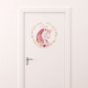 deursticker unicorn eenhoorn kinderkamer met naam meisjeskamer accessoires ideen